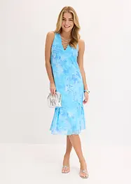 Midi jurk met mesh, bonprix