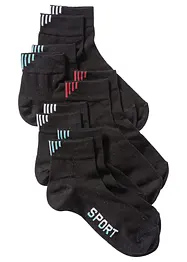 Sportsokken met tekstprint (5 paar), bonprix