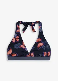 Halter bikinitop met gerecycled polyamide, bonprix
