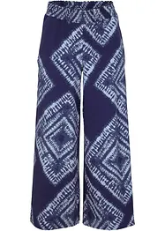 Wijde shirtbroek met gesmokte band, bonprix