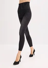 Corrigerende naadloze legging in denim look, sterk corrigerend, bonprix