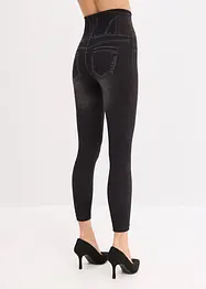 Corrigerende naadloze legging in denim look, sterk corrigerend, bonprix