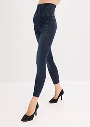 Corrigerende naadloze legging in denim look, sterk corrigerend, bonprix