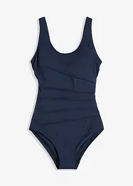 Corrigerend badpak met sierplooitjes, licht corrigerend, bonprix