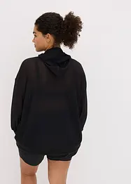 Transparante outdoor oversized jas van mesh, bonprix