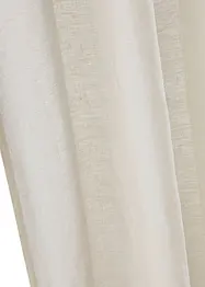 Katoenen gordijn met linnen (1 stuk), bonprix