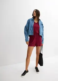 Jersey playsuit in een viscosemix, bonprix