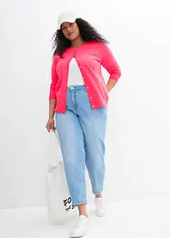 Gebreid vest met ronde hals, bonprix