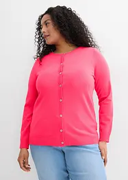 Gebreid vest met ronde hals, bonprix
