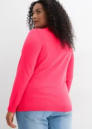 Gebreid vest met ronde hals, bonprix