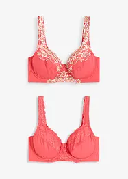Beugel bh met fijne kant (set van 2), bonprix