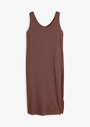 Jersey jurk met split, bonprix