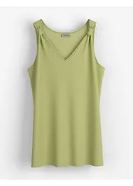 Longtop van viscose-linnen-mix, bonprix