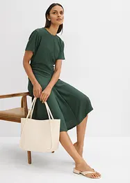 Shirtjurk van gestructureerde crêpe, bonprix
