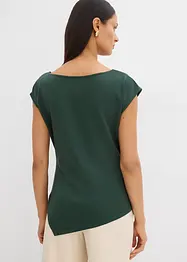 Asymmetrische top van comfortabele scuba, bonprix