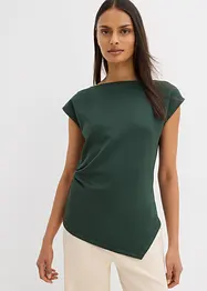 Asymmetrische top van comfortabele scuba, bonprix