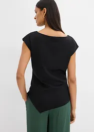 Asymmetrische top van comfortabele scuba, bonprix