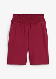 Wijde jersey bermuda in een viscosemix, bonprix