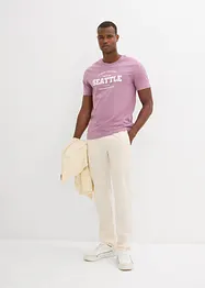T-shirt (set van 2) van puur katoen, bonprix