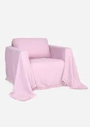 Sprei met franjes van mousseline, bonprix
