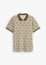 Poloshirt met korte mouwen van biologisch katoen, bonprix