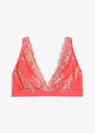 Bralette zonder beugels en met multicolor kant, bonprix