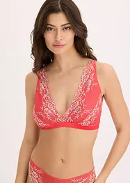 Bralette zonder beugels en met multicolor kant, bonprix