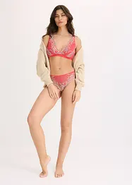 Bralette zonder beugels en met multicolor kant, bonprix