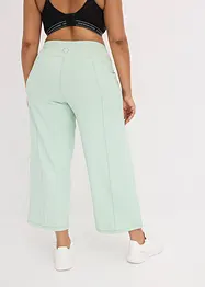 Comfort capri sportbroek met wijde pijpen, bonprix