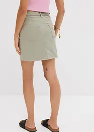 Minirok van een elastische katoenmix, bonprix