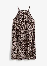 Jurk van katoen met luipaardprint, bonprix