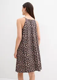 Jurk van katoen met luipaardprint, bonprix