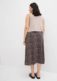 Maxi shirtjurk in layerlook van viscose, bonprix