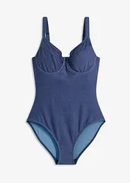 Beugel badpak in jeanslook, bonprix