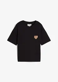 Cropped T-shirt met oversized schouders, bonprix
