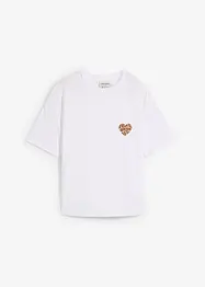 Cropped T-shirt met oversized schouders, bonprix
