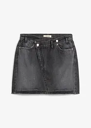 Spijkerrok met een asymmetrische band, bonprix