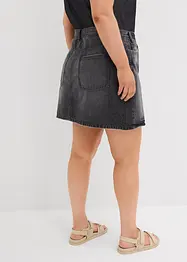 Spijkerrok met een asymmetrische band, bonprix