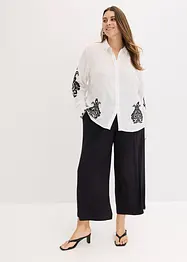 Blouse met borduursel in een zachte viscosemix, bonprix