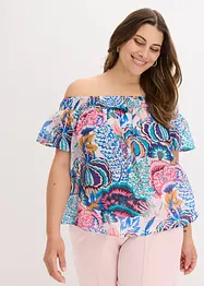 Carmen blouse van een lichte viscosemix, bonprix