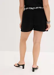 Short met borduursel van zachte viscose mix, bonprix