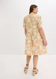 Tuniekjurk met borduursel van soepele viscose, bonprix
