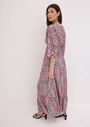 Gedessineerde maxi jurk van soepele viscose, bonprix