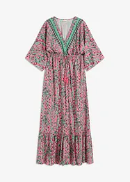 Gedessineerde maxi jurk van soepele viscose, bonprix
