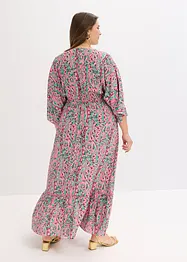 Gedessineerde maxi jurk van soepele viscose, bonprix