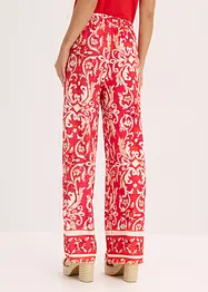 Gedessineerde jersey broek van een zachte viscosemix, bonprix