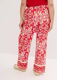 Gedessineerde jersey broek van een zachte viscosemix, bonprix