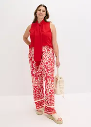 Gedessineerde jersey broek van een zachte viscosemix, bonprix