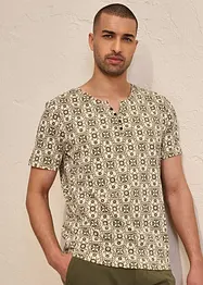 Henley shirt van puur katoen, bonprix