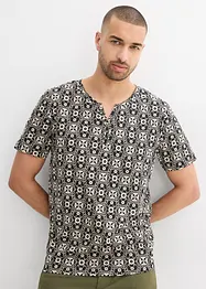 Henley shirt van puur katoen, bonprix